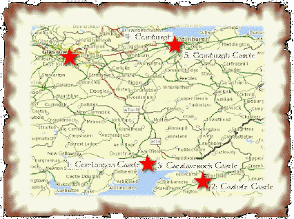 Scottish Honeymoon Map